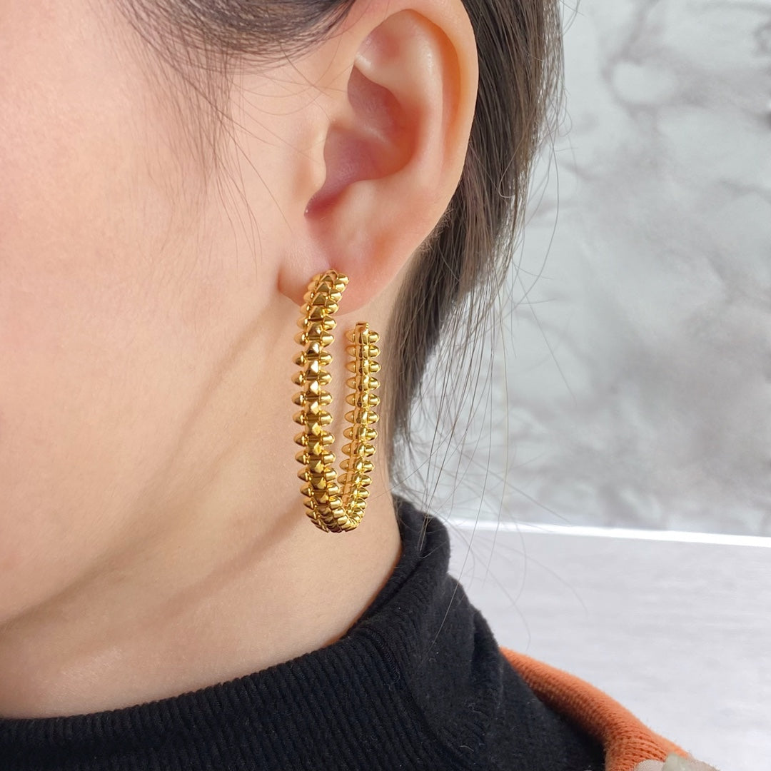 [Royal&Vicky]CLASH HOOP EARRINGS