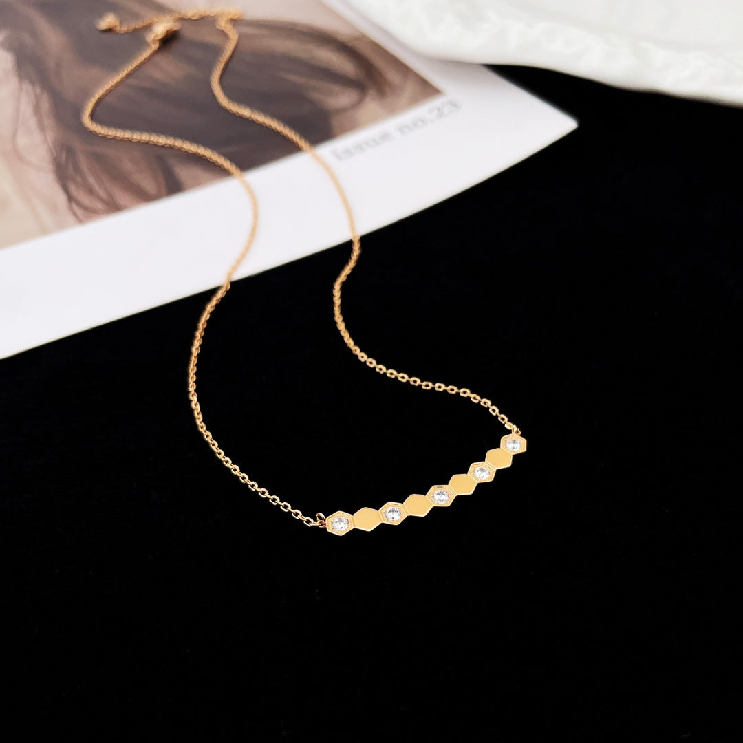 [Royal&Vicky]BEE MY LOVE DIAMOND NECKLACE
