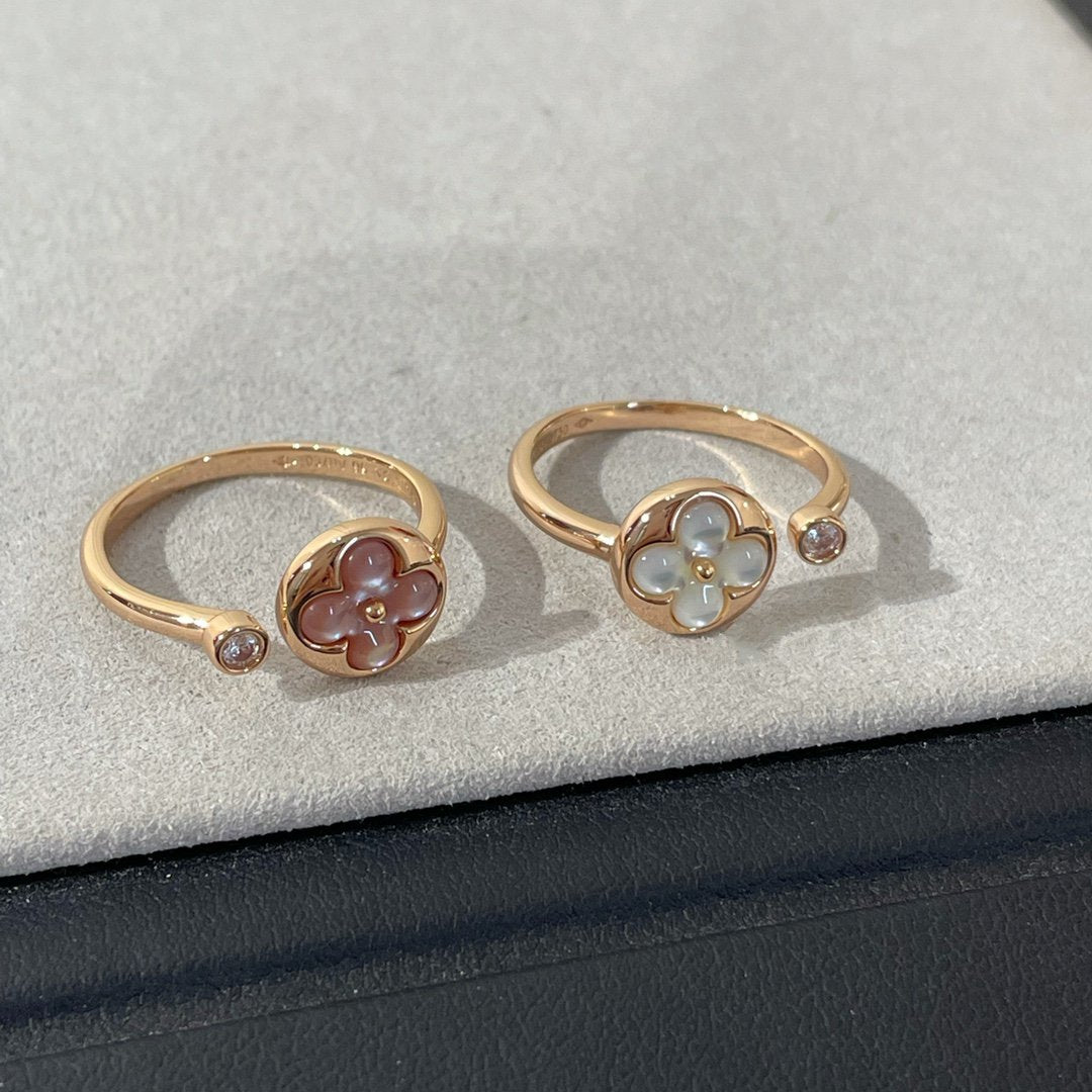[Royal&Vicky]SUN 1 DIAMOND PINK MOP RING