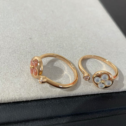 [Royal&Vicky]SUN 1 DIAMOND PINK MOP RING