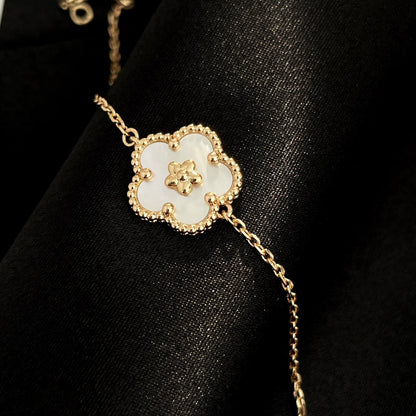 [Royal&Vicky]LUCKY SPRING ROSE GOLD MOP BRACELET