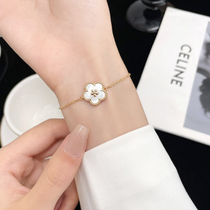 [Royal&Vicky]LUCKY SPRING ROSE GOLD MOP BRACELET