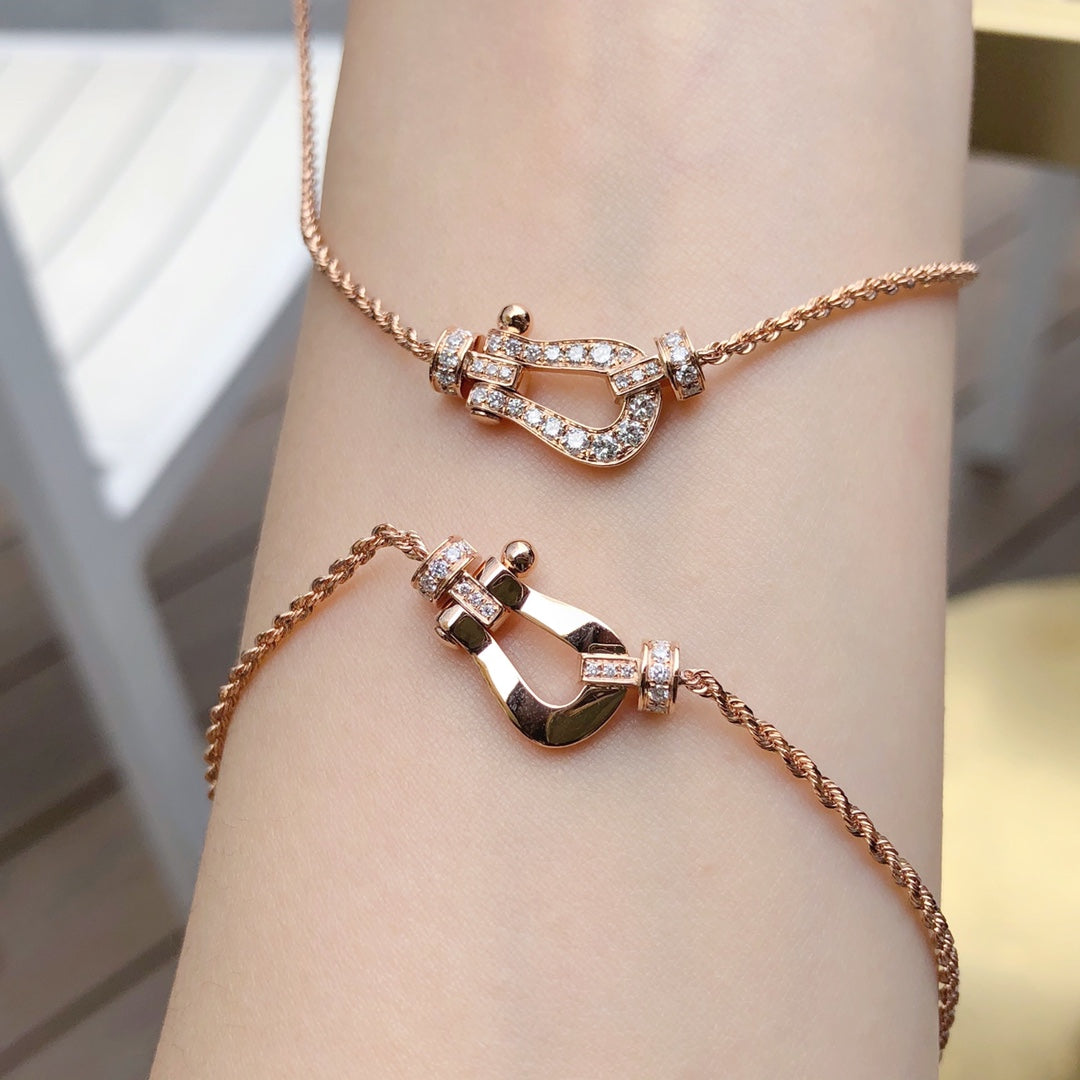 [Royal&Vicky]FORCE 10 PINK GOLD DIAMOND NECKLACE