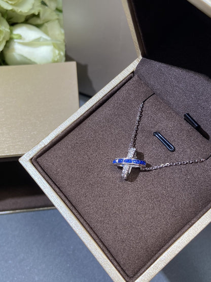 [Royal&Vicky]LIENS DIAMOND SILVER NECKLACE