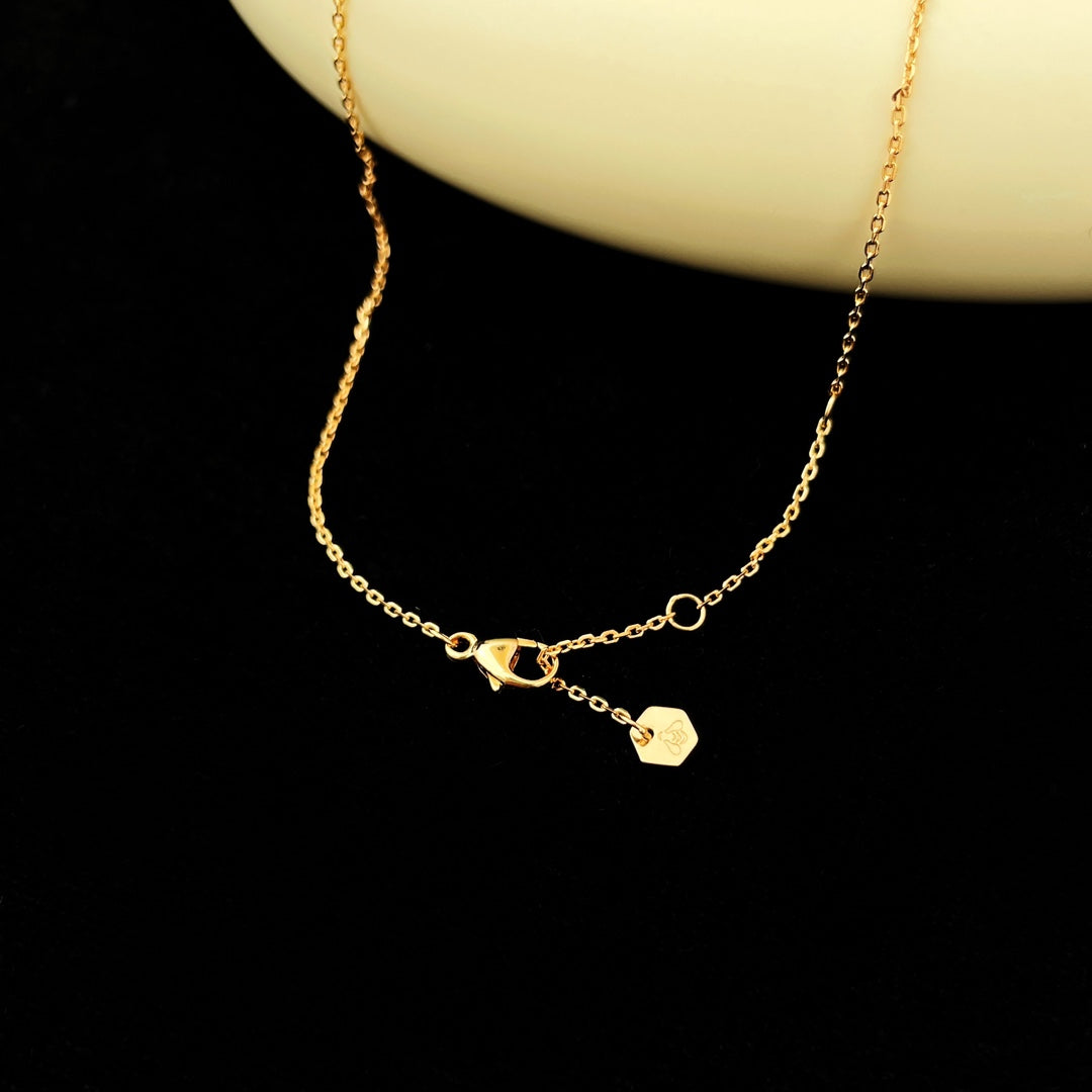 [Royal&Vicky]BEE MINI PEDANT DIAMOND NECKLACE
