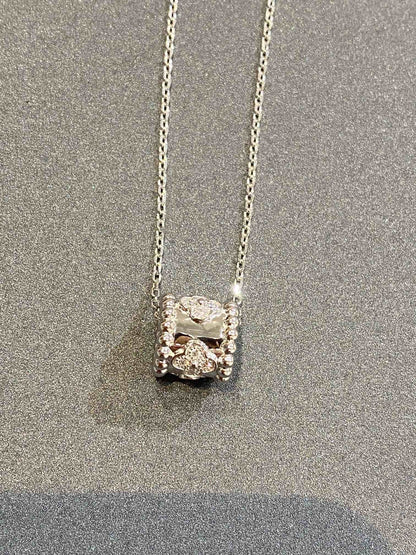 [Royal&Vicky]PERLEE PEDANT SIVLER DIAMOND NECKLACE