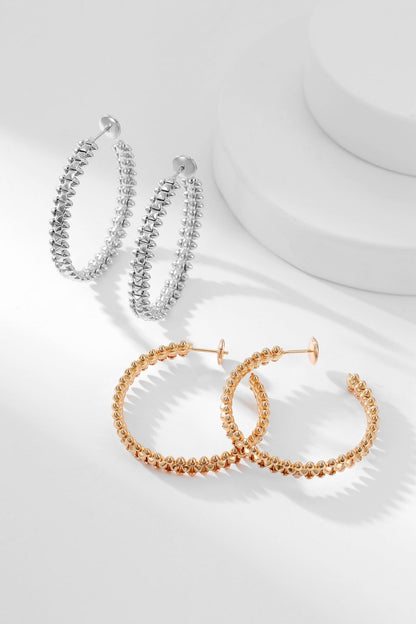 [Royal&Vicky]CLASH HOOP EARRINGS