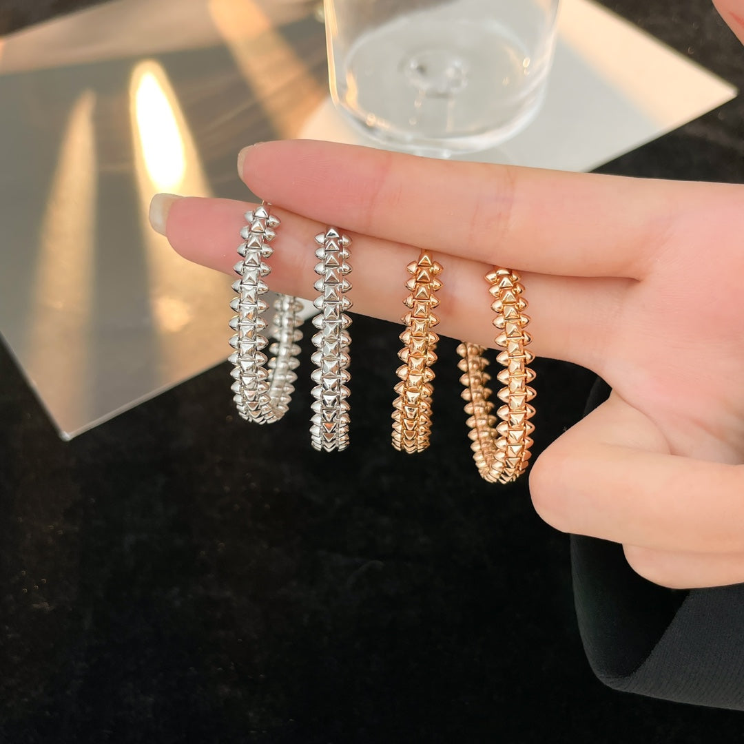 [Royal&Vicky]CLASH HOOP EARRINGS