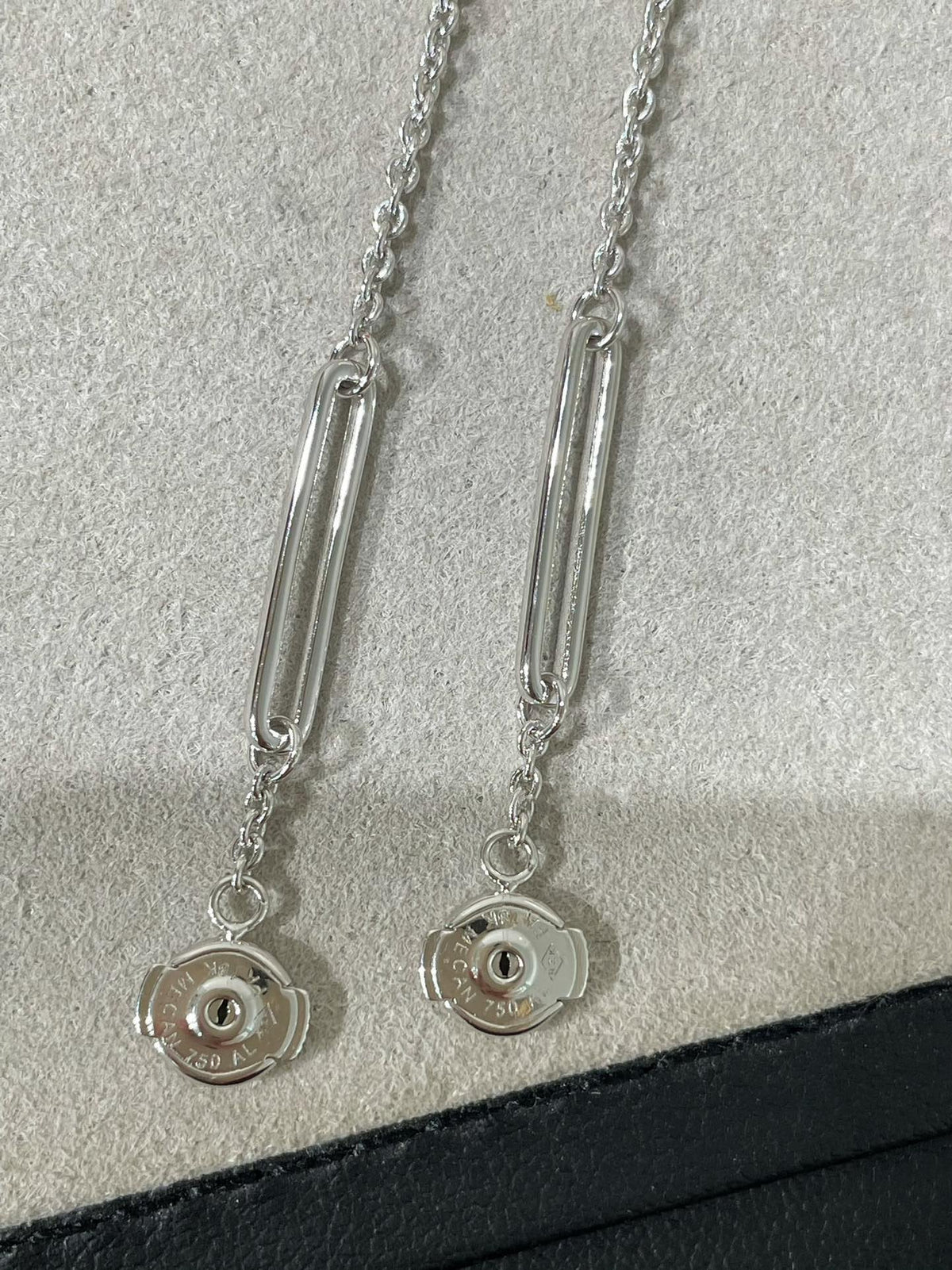 [Royal&Vicky]CHAINE CHAOS DIAMOND DROP EARRINGS