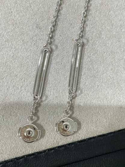 [Royal&Vicky]CHAINE CHAOS DIAMOND DROP EARRINGS