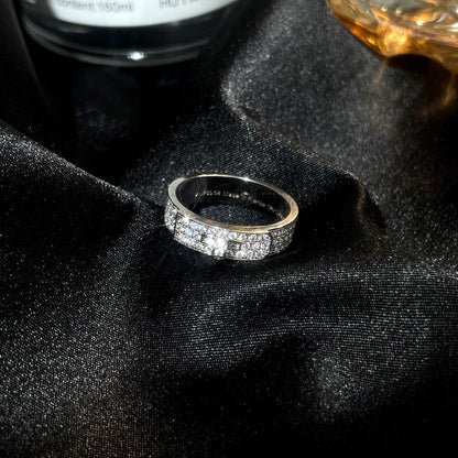 [Royal&Vicky]KELLY SILVER DIAMOND RING
