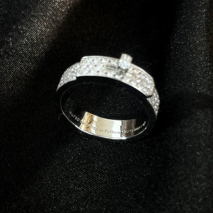 [Royal&Vicky]KELLY SILVER DIAMOND RING