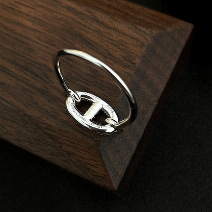 [Royal&Vicky]RONDE SMALL SILVER DIAMOND RING