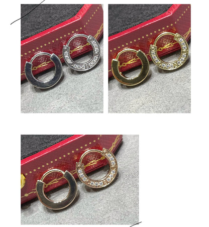 [Royal&Vicky]LOVE DIAMOND EARRINGS