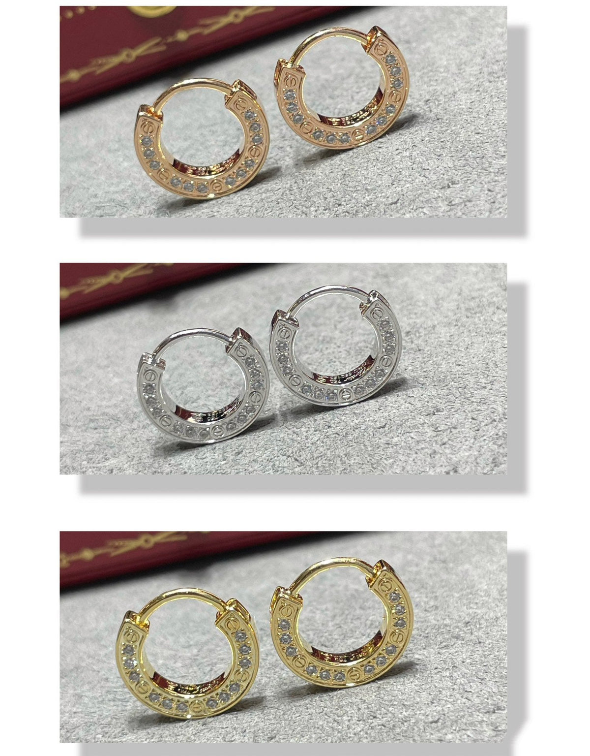 [Royal&Vicky]LOVE DIAMOND EARRINGS