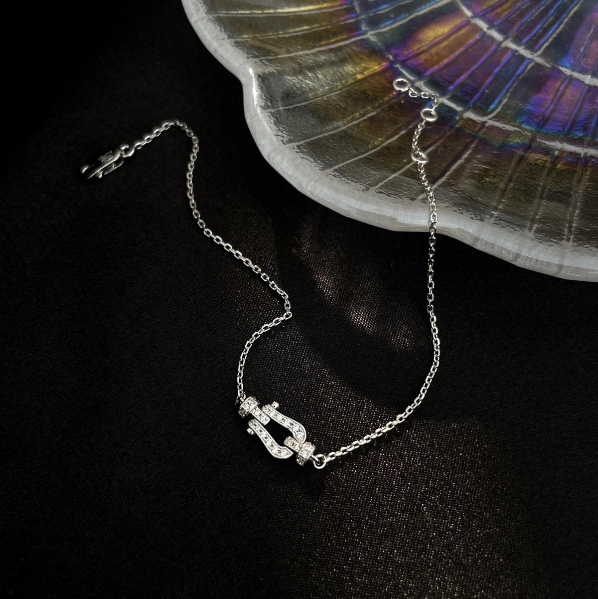 [Royal&Vicky]FORCE 10 FULL DIAMOND BUCKLE CHAIN LINK MINI MODEL