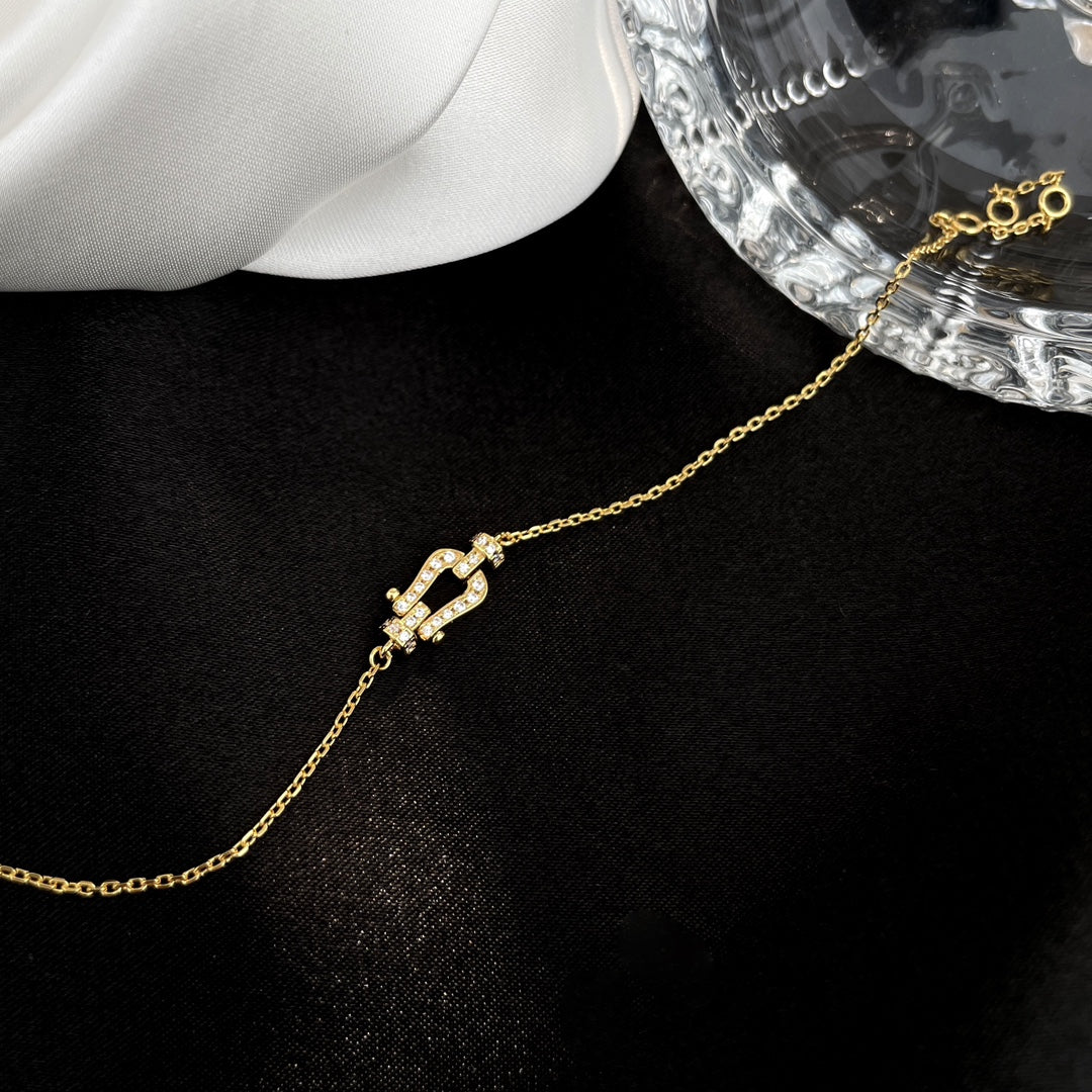 [Royal&Vicky]FORCE 10 FULL DIAMOND BUCKLE CHAIN LINK MINI MODEL