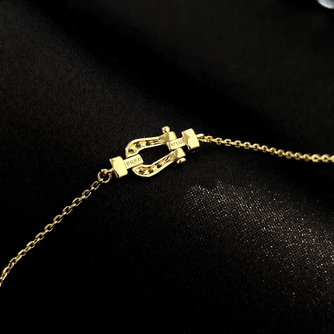 [Royal&Vicky]FORCE 10 FULL DIAMOND BUCKLE CHAIN LINK MINI MODEL
