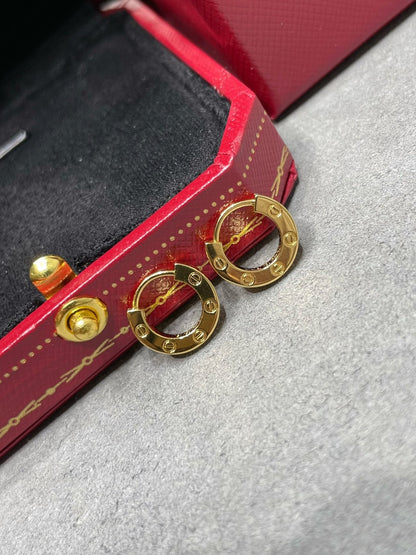[Royal&Vicky]LOVE MINI EARRINGS