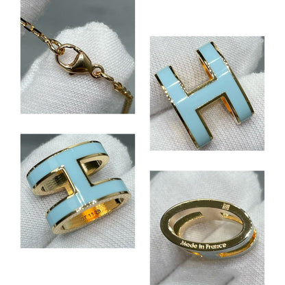 [Royal&Vicky]POP H SKY BLUE NECKLACE