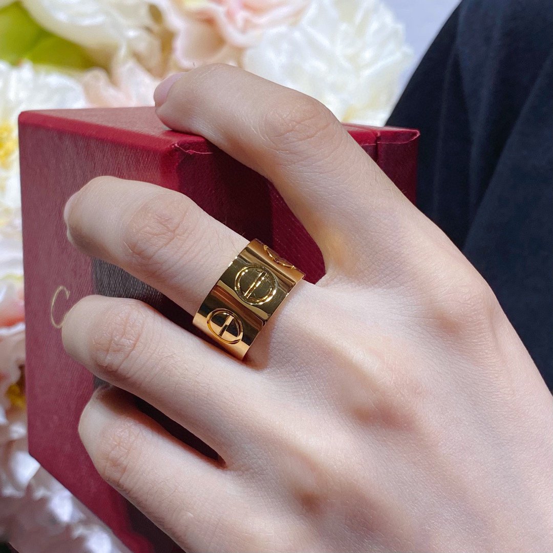 [Royal&Vicky]LOVE 11MM LARGE RING