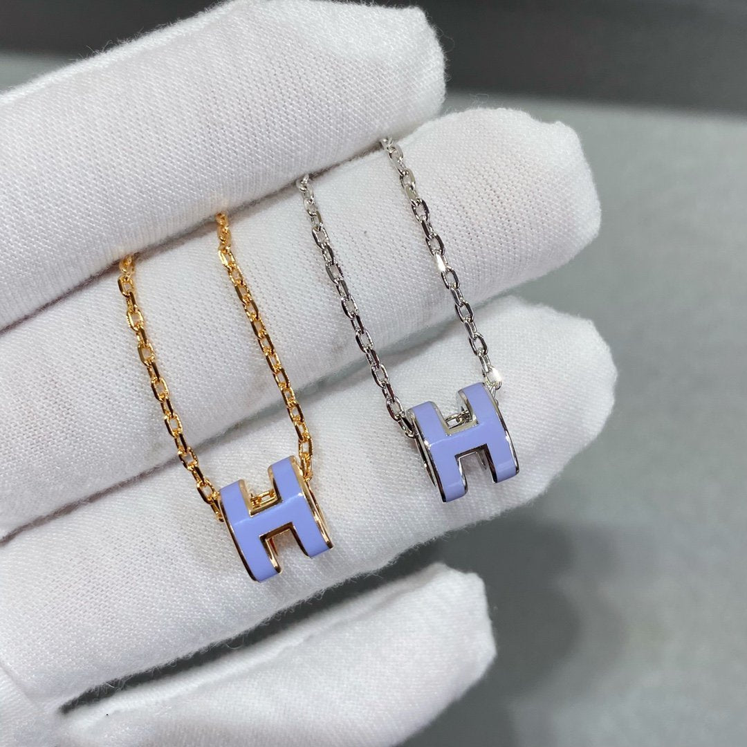 [Royal&Vicky]MINI POP H NECKLACE