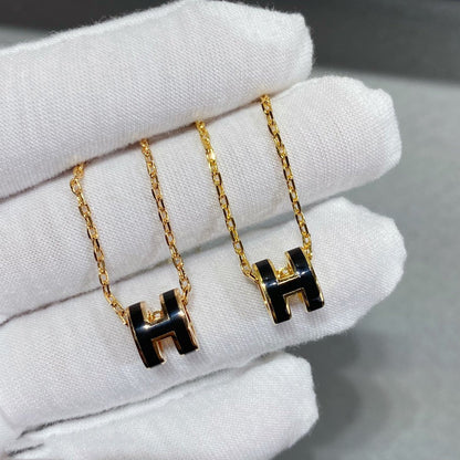 [Royal&Vicky]MINI POP H NECKLACE