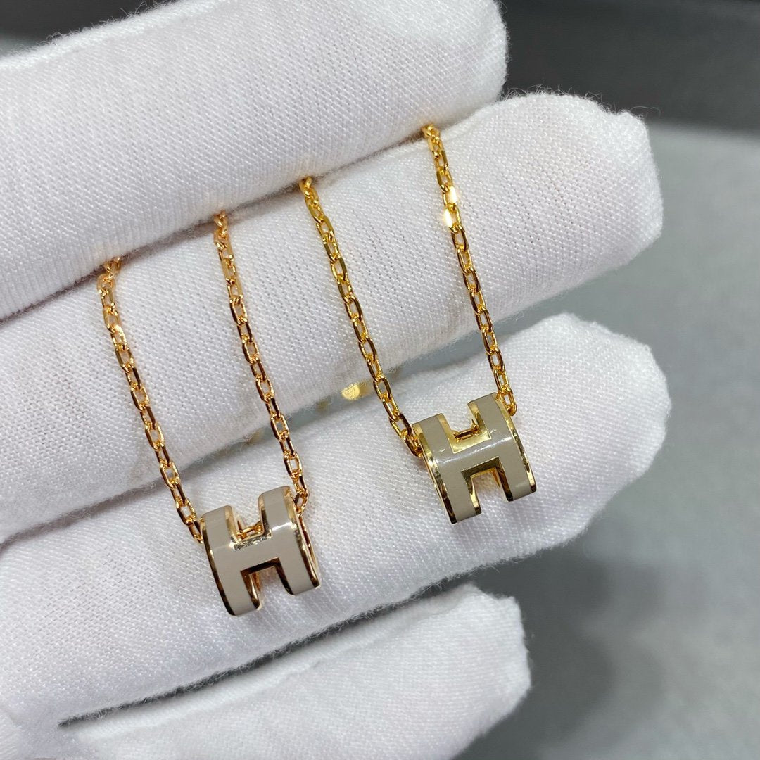 [Royal&Vicky]MINI POP H NECKLACE