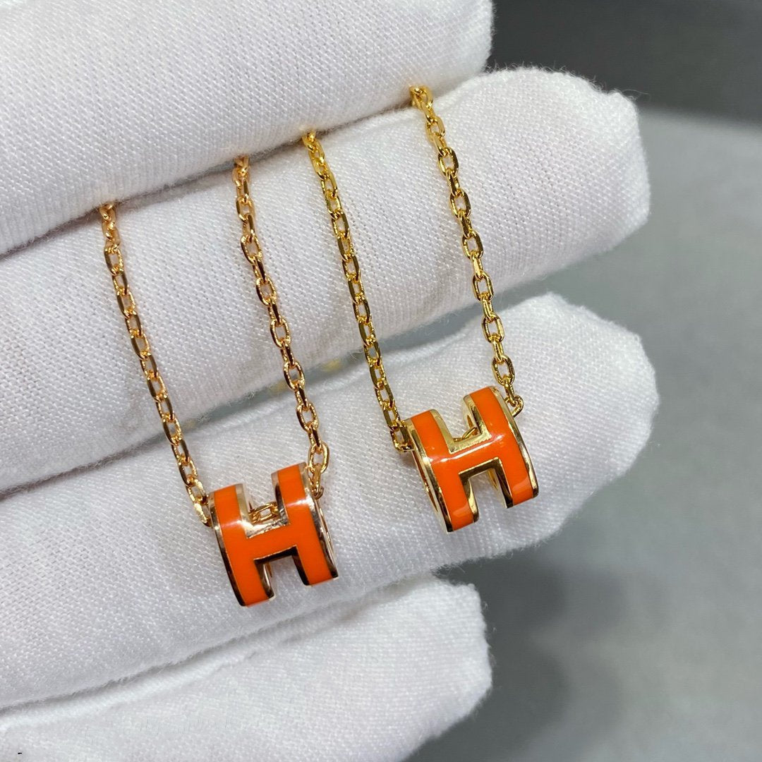 [Royal&Vicky]MINI POP H NECKLACE
