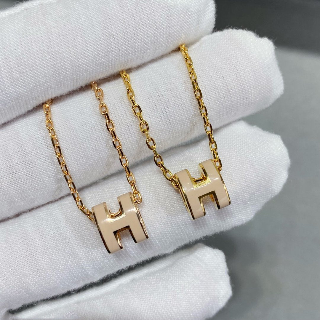 [Royal&Vicky]MINI POP H NECKLACE