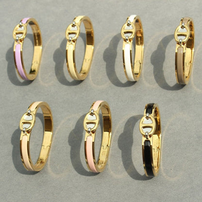 [Royal&Vicky]CLIC CHAINE GOLD BRACELET