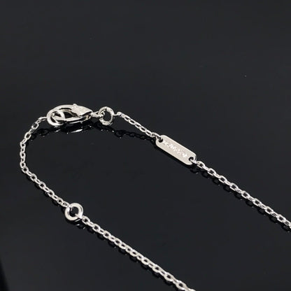 [Royal&Vicky]CLOVER PIETERSITE SILVER LONG NECKLACE