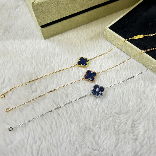 [Royal&Vicky]CLOVER 1 MOTIF PIETERSITE BRACELET