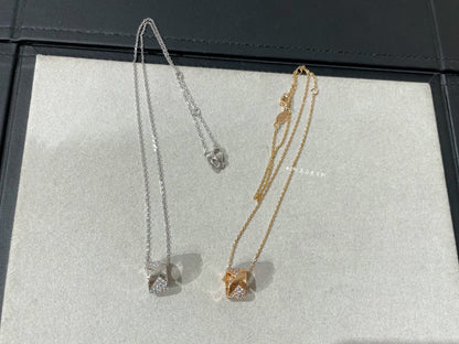 [Royal&Vicky]LIENS EVIDENCE DIAMOND PAVED NECKLACE