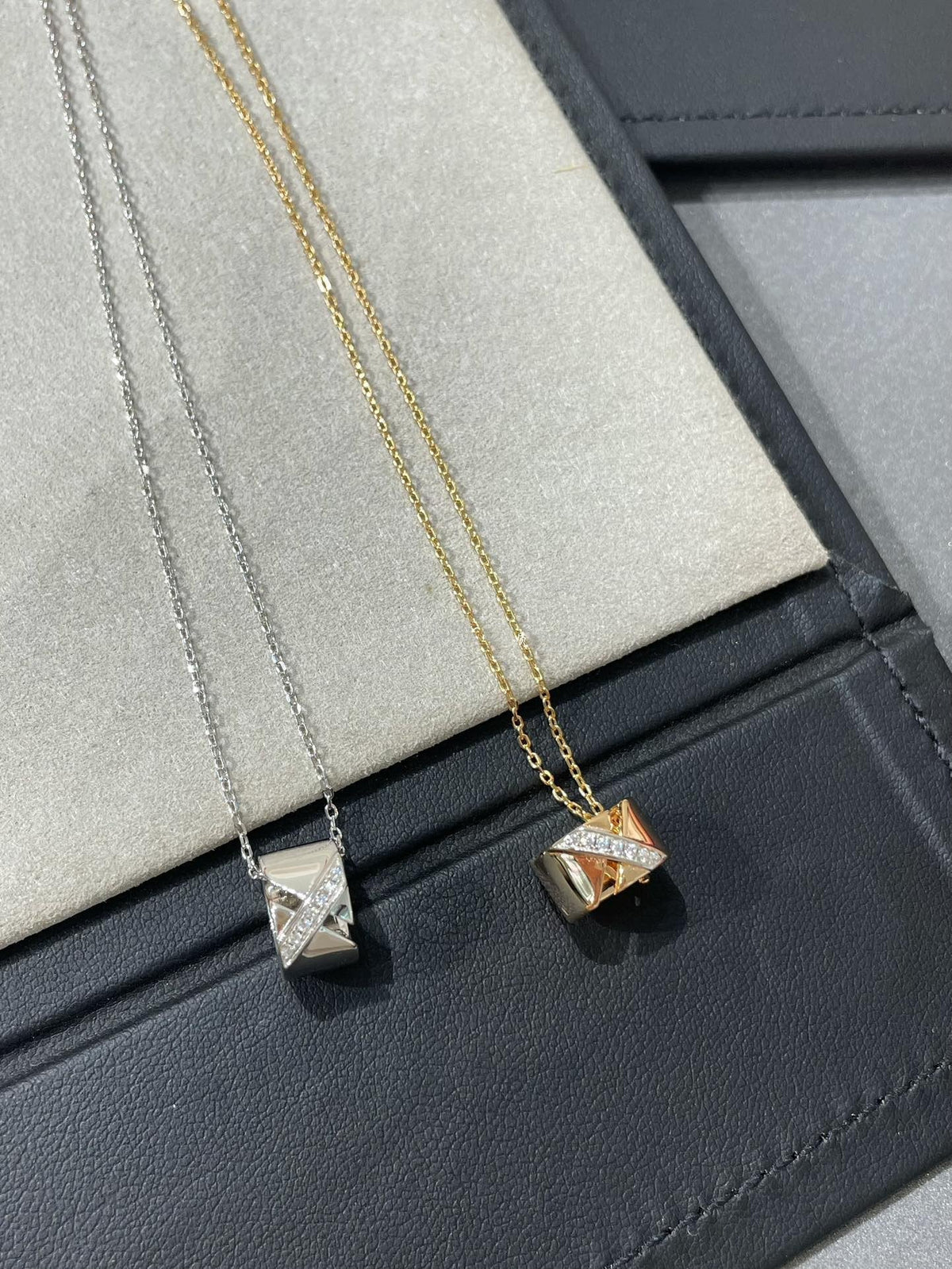 [Royal&Vicky]LIENS EVIDENCE DIAMOND NECKLACE