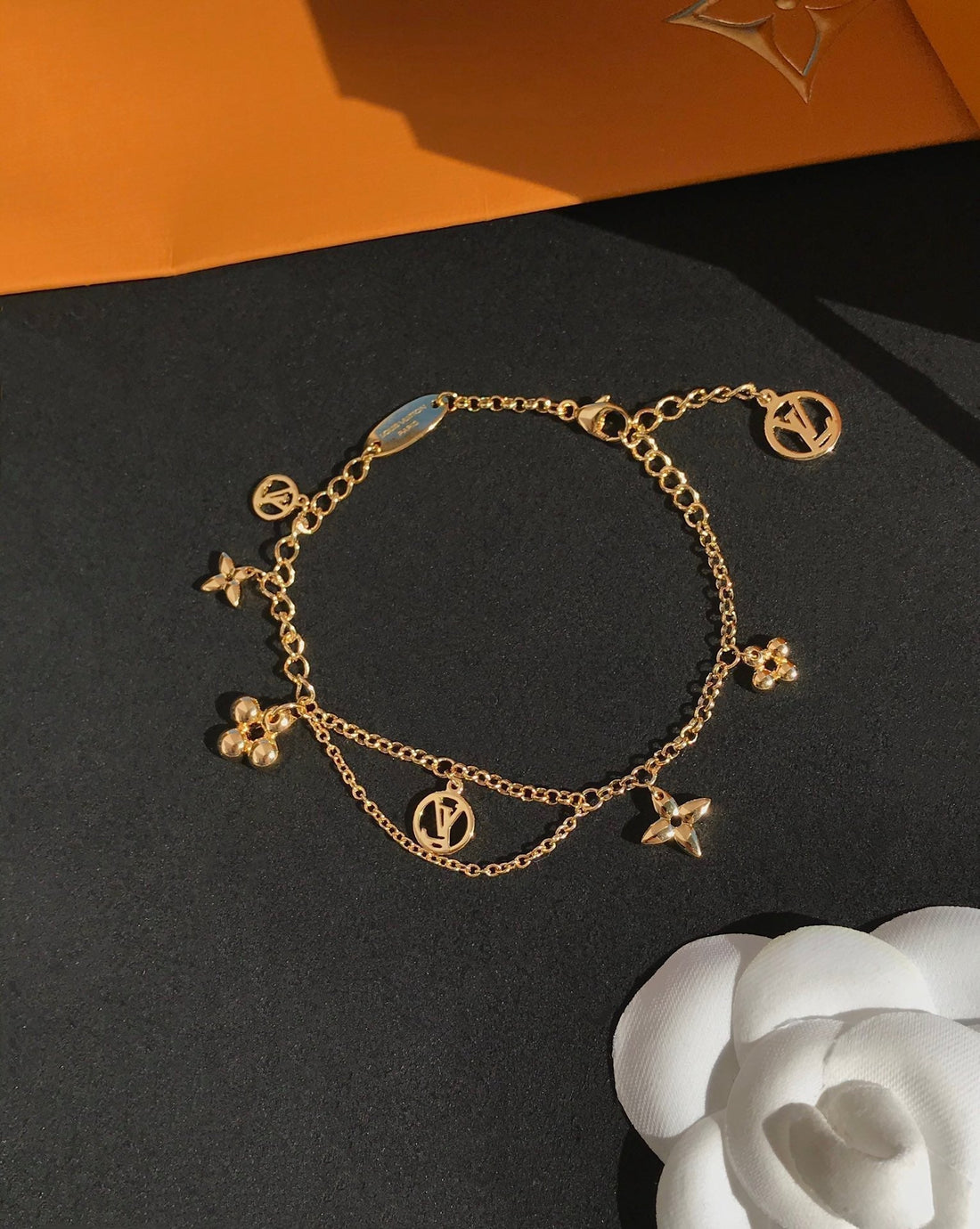 [Royal&Vicky]BLOOMING PINK GOLD MOP BRACELET