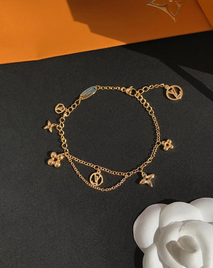 [Royal&Vicky]BLOOMING PINK GOLD MOP BRACELET