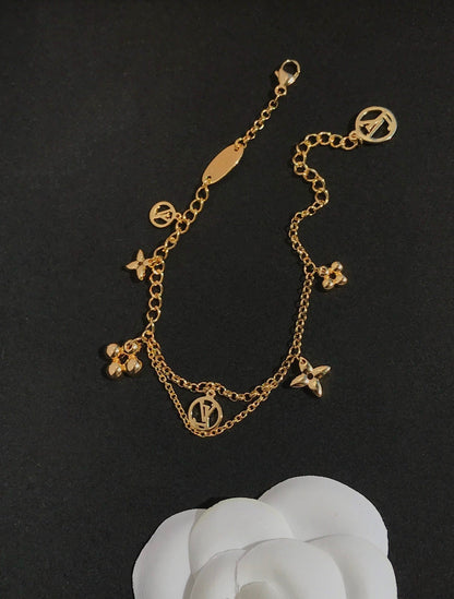 [Royal&Vicky]BLOOMING PINK GOLD MOP BRACELET