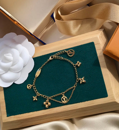 [Royal&Vicky]BLOOMING PINK GOLD MOP BRACELET