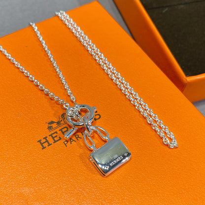 [Royal&Vicky]CONSTANCE PEDANT SILVER NECKLACE
