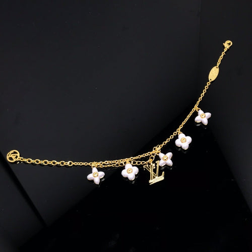 [Royal&Vicky]LOGO 6 MOTIF STAR AND SUN GOLD BRACELET