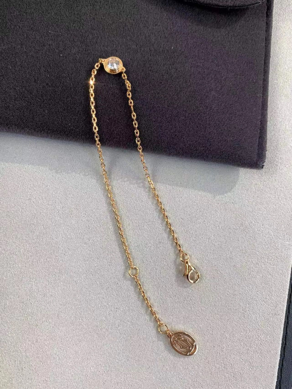 [Royal&Vicky]DAMOUR DIAMOND LINK BRACELET