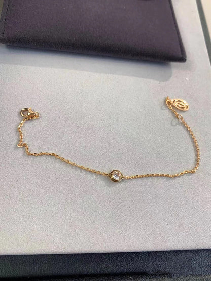 [Royal&Vicky]DAMOUR DIAMOND LINK BRACELET