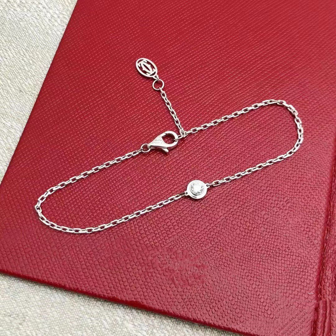 [Royal&Vicky]DAMOUR DIAMOND LINK BRACELET