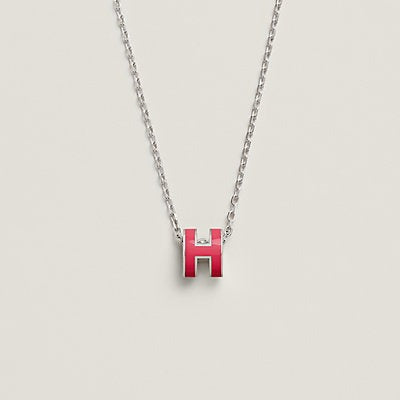 [Royal&Vicky]H NECKLACE PINK