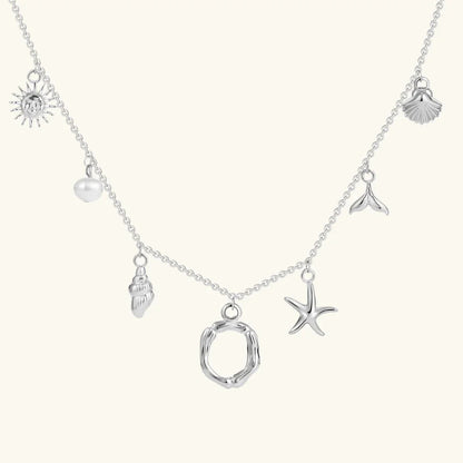 [Royal&Vicky]Avaria Ocean Initial Necklace