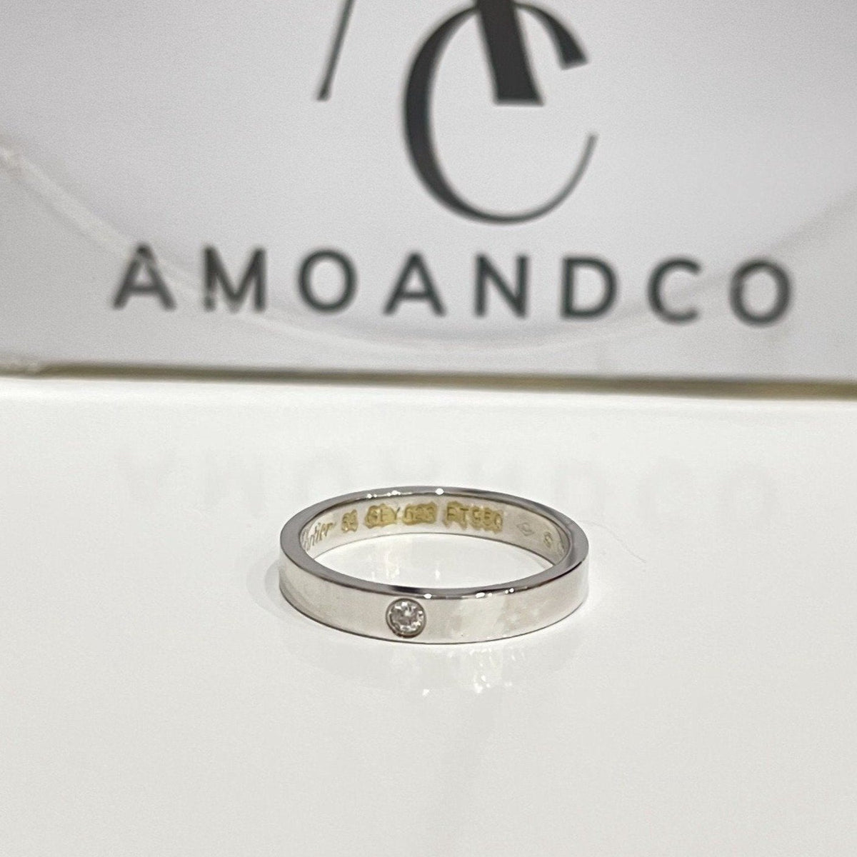 [Royal&Vicky]LOVE RING 4MM 1 DIAMOND