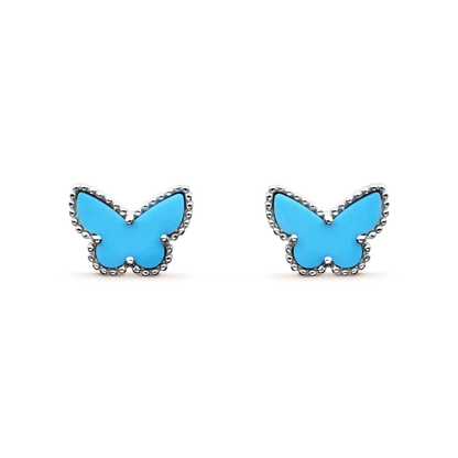 [Royal&Vicky]BUTTERFLY TURQUOISE EARRINGS SILVER