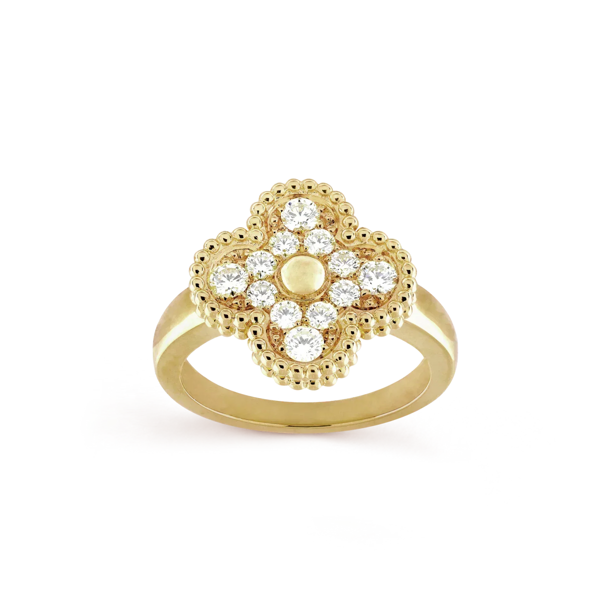 [Royal&Vicky]CLOVER DIAMOND RING