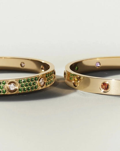 [Royal&Vicky]Classic 6.1mm Love Bracelet 10-Diamond Full Pavé